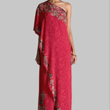 FLOREALE ONE SHOULDER PRINTED JUMPSUIT