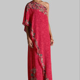 FLOREALE ONE SHOULDER PRINTED JUMPSUIT