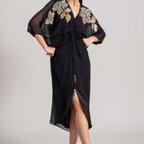 COSMIC KATNIS DRAWSTRING DRESS