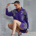 Wild Violet Boxy Shirt Namrata Joshipura