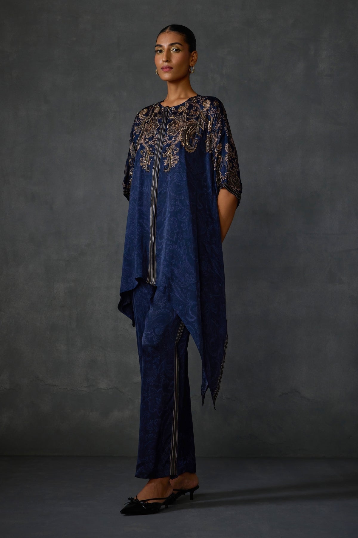 Paisley Asymetric Co-ord Set Namrata Joshipura Online
