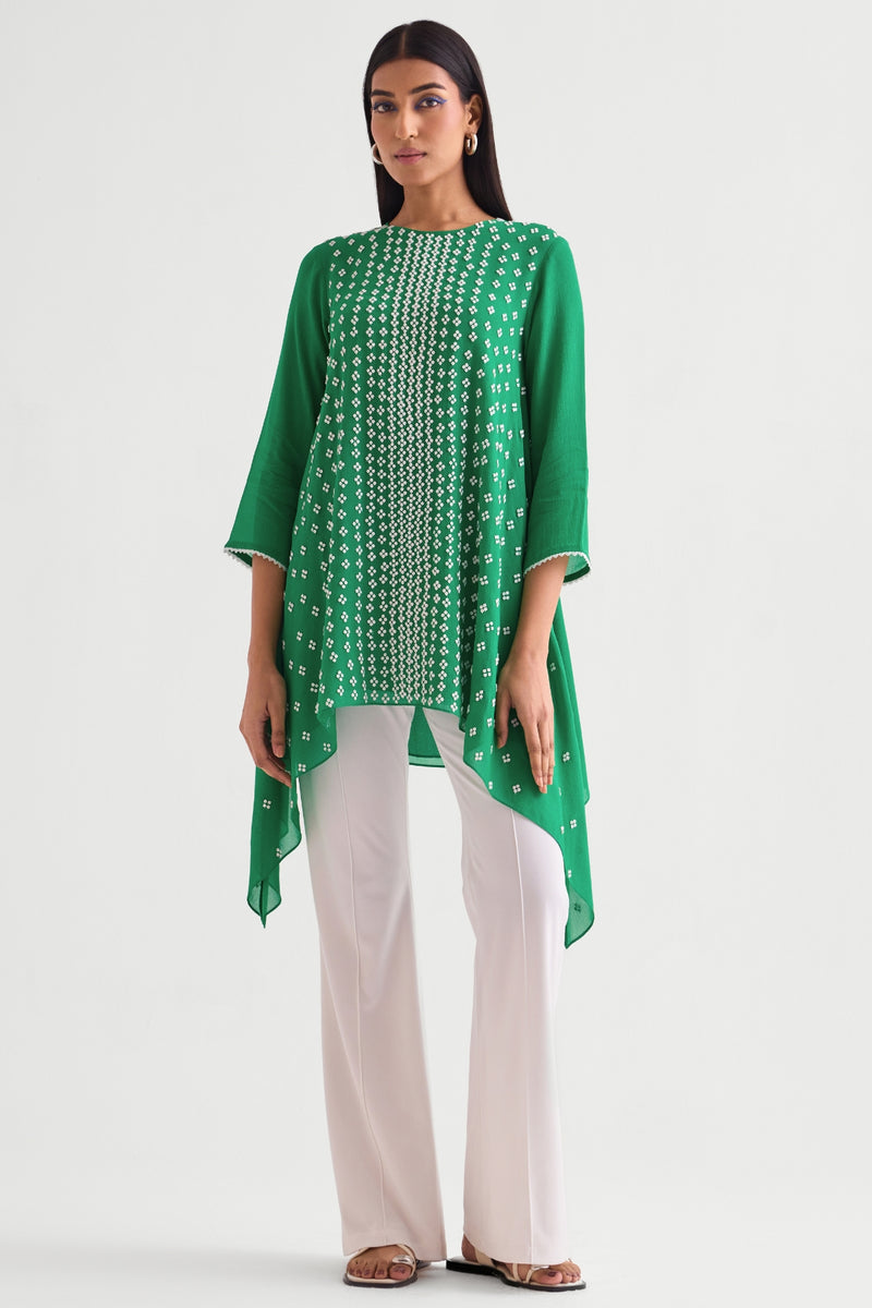 Mila Asymmetric Long Tunic