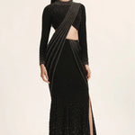 Silver Dust Saree With Blouse Namrata Joshipura Online