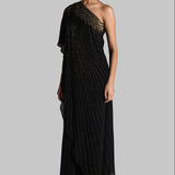 CORDELIA EMBROIDERED PANEL JUMPSUIT