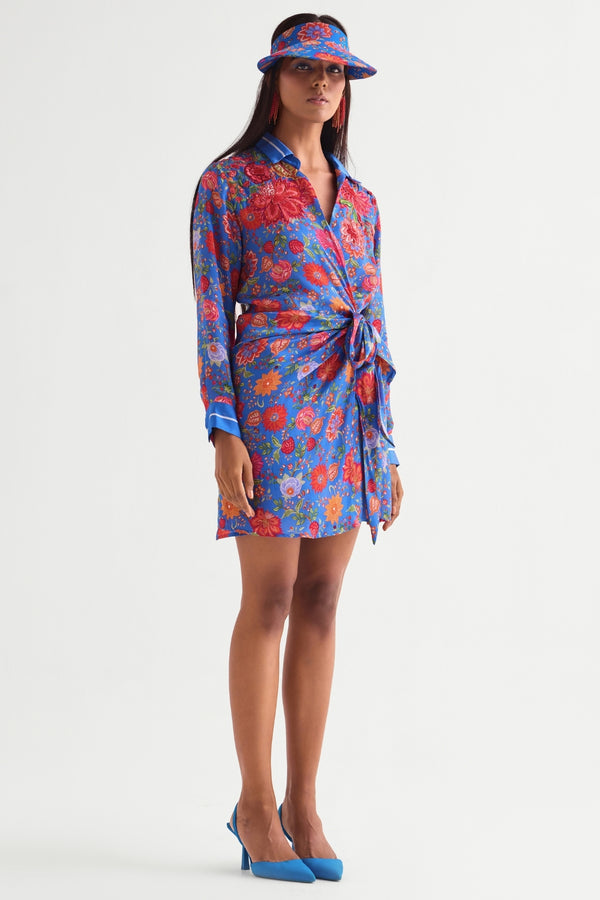 Floret Wrap Dress