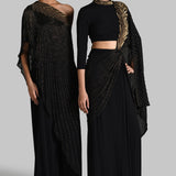 CORDELIA CLASSIC DRAPED SAREE WITH BLOUSE