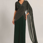 TRACKLINE DRAPED SAREE WITH BLOUSE Namrata Joshipura Online