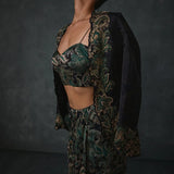 Paisley Jacket And Skirt Set Namrata Joshipura Online