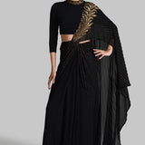CORDELIA CLASSIC DRAPED SAREE WITH BLOUSE