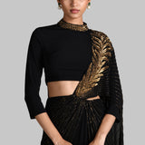 CORDELIA CLASSIC DRAPED SAREE WITH BLOUSE