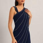 Silver Dust Front Drape Jumpsuit Namrata Joshipura Online