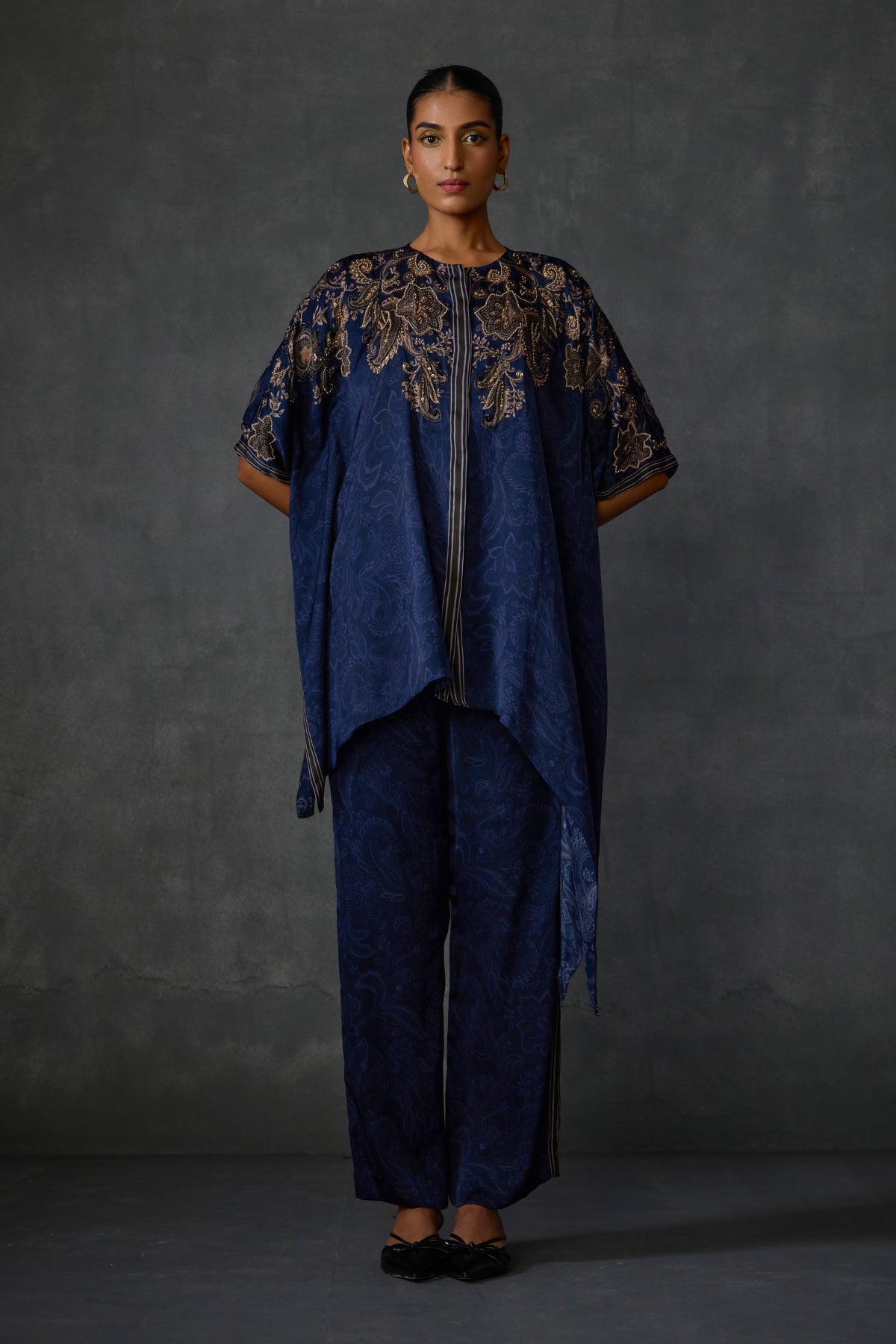 Paisley Asymetric Co-ord Set Namrata Joshipura Online