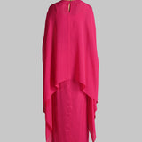 GOLDEN PETAL KAFTAN TOP WITH DRAPED SKIRT