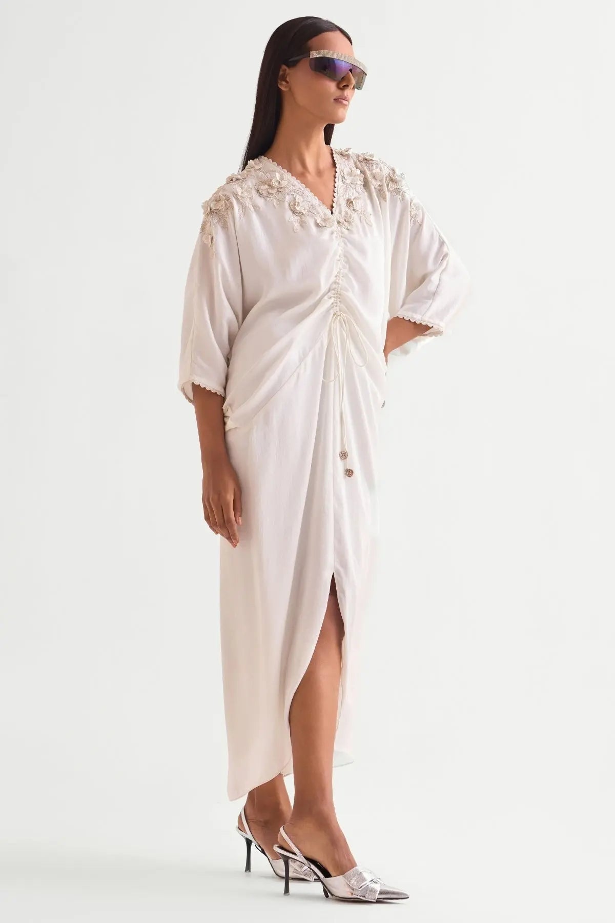 Scrunchy Drawstring Dress Namrata Joshipura Online