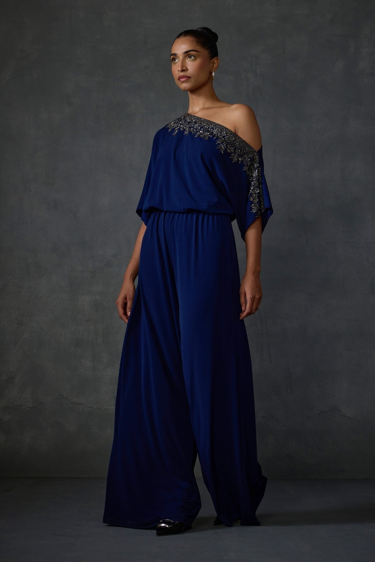 Lattice One Offshoulder Jumpsuit Namrata Joshipura Online