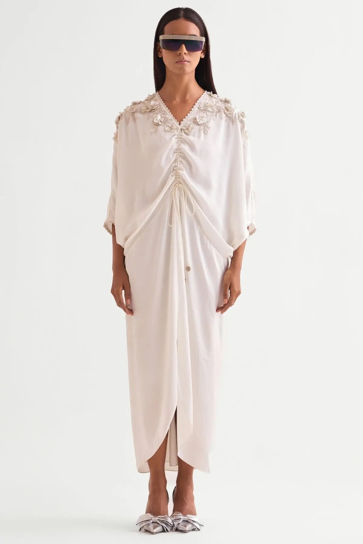 Scrunchy Drawstring Dress Namrata Joshipura Online