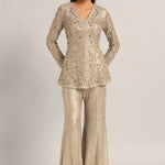 AMARA LONG PEPLUM WITH SHARARA Namrata Joshipura Online