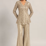 AMARA LONG PEPLUM WITH SHARARA Namrata Joshipura Online