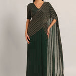 TRACKLINE DRAPED SAREE WITH BLOUSE Namrata Joshipura Online