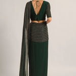 TRACKLINE DRAPED SAREE WITH BLOUSE Namrata Joshipura Online