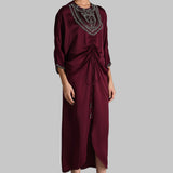 BIJOUX DRAWSTRING DRESS