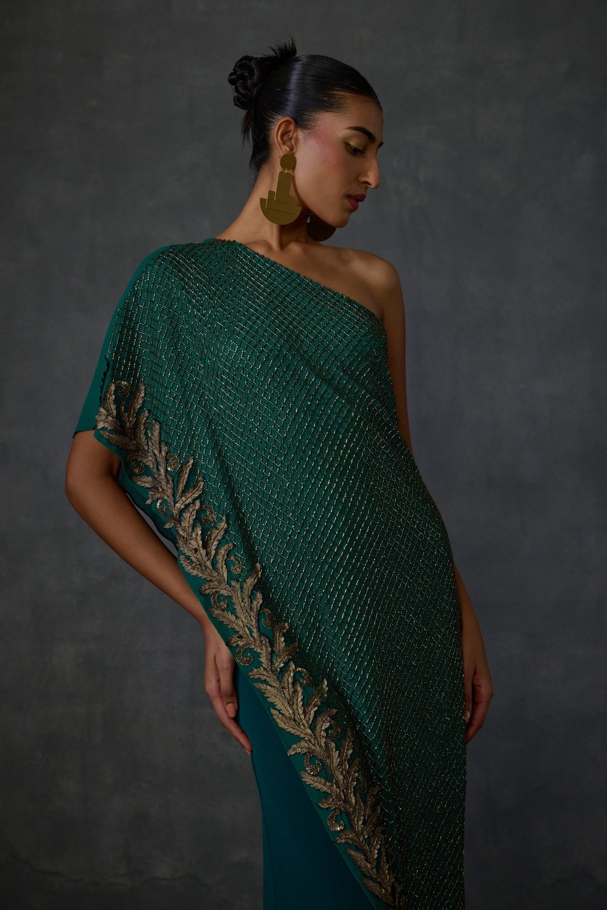 Autumn Fern Offshoulder Jumpsuit Namrata Joshipura Online