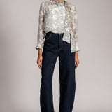 COSMI DUST NECK TIE TOP