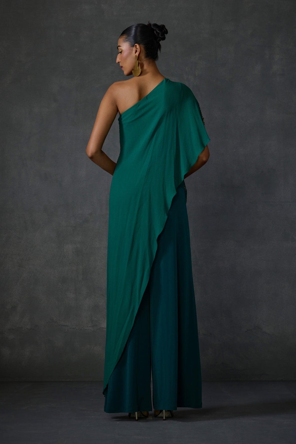 Autumn Fern Offshoulder Jumpsuit Namrata Joshipura Online