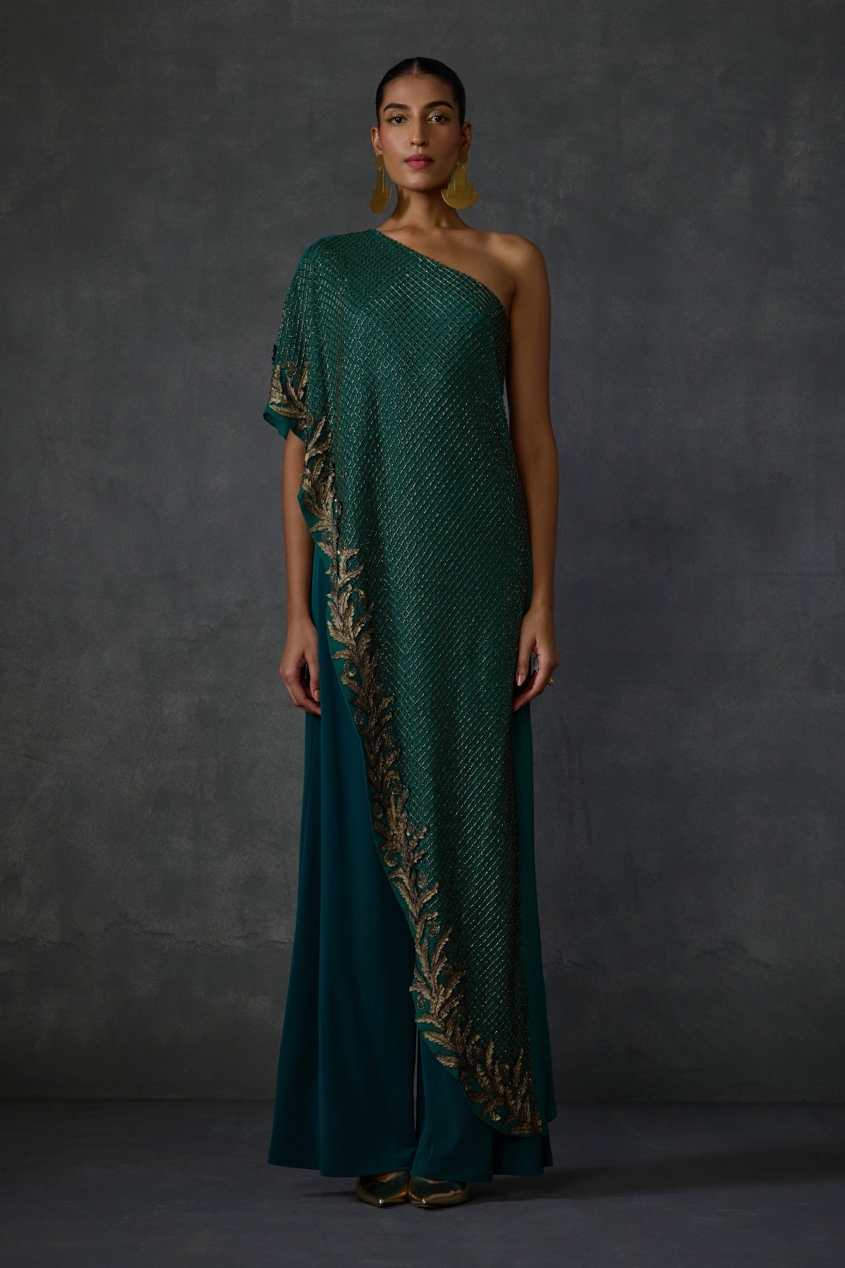 Autumn Fern Offshoulder Jumpsuit Namrata Joshipura Online