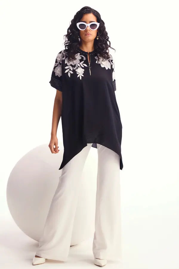 Dahlia Handkerchief Hem Tunic Namrata Joshipura