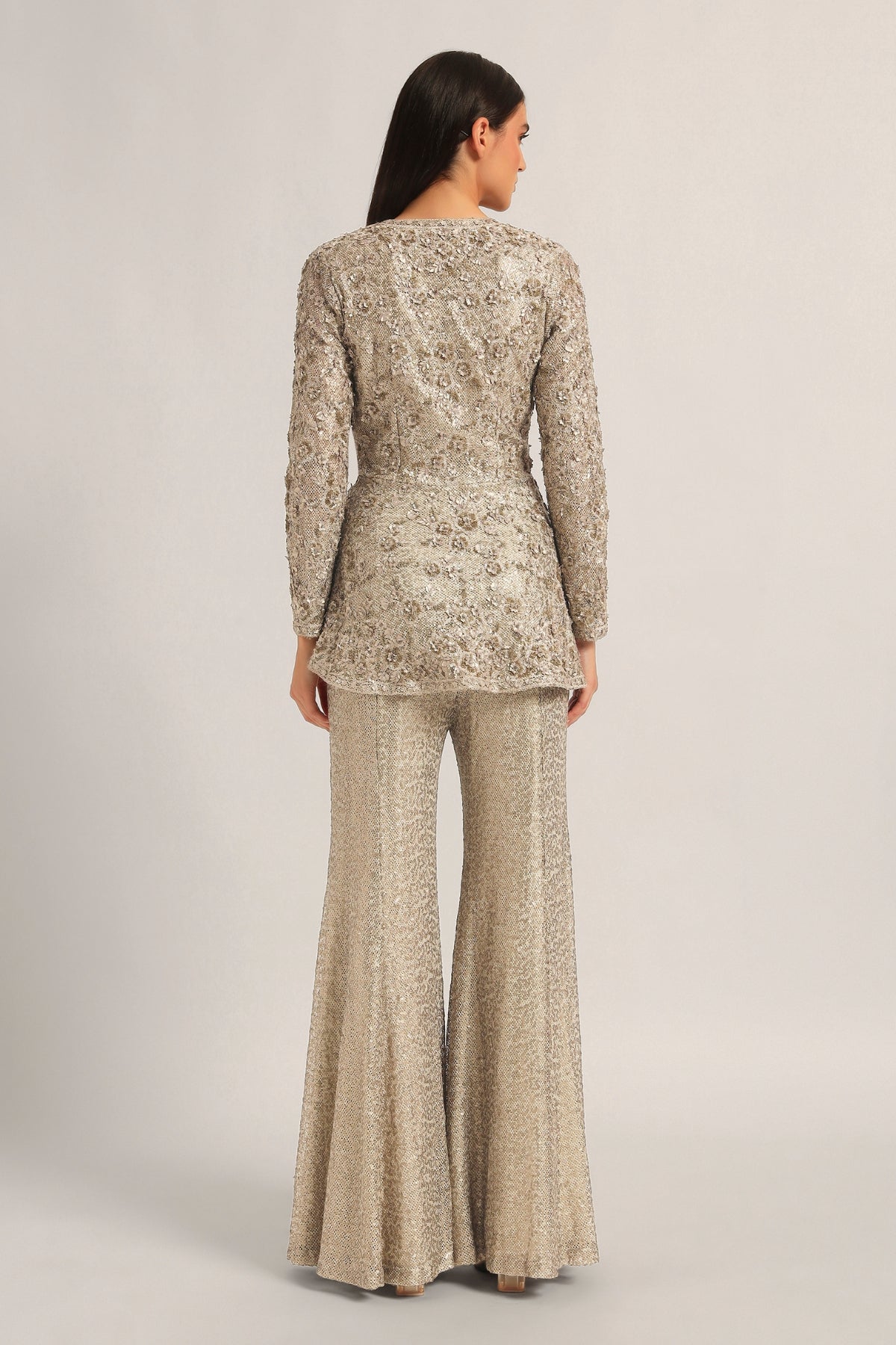 AMARA LONG PEPLUM WITH SHARARA Namrata Joshipura Online