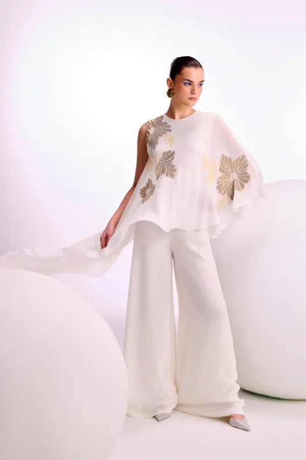 Katniss Asymmetric Drape Jumpsuit Namrata Joshipura