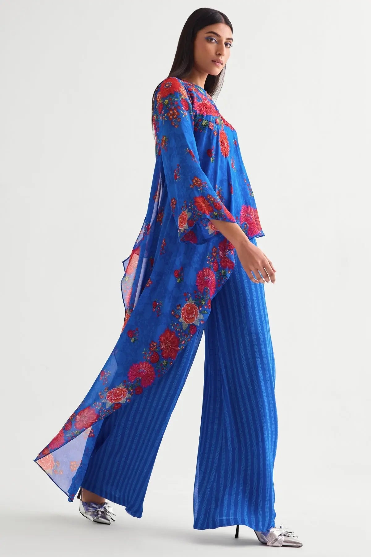 Floret Asymetric Panel Co-Ord Set Namrata Joshipura Online
