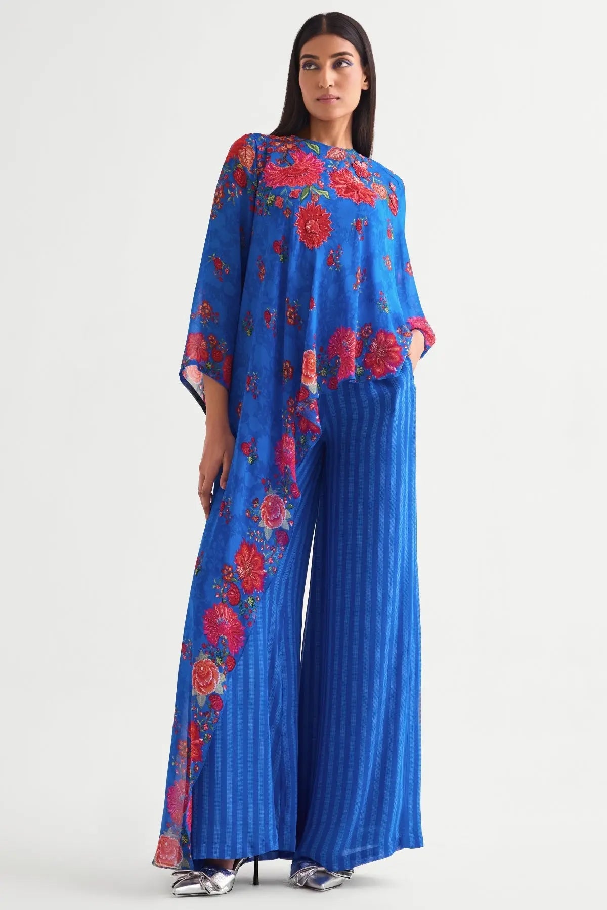 Floret Asymetric Panel Co-Ord Set Namrata Joshipura Online