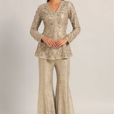 AMARA LONG PEPLUM WITH SHARARA Namrata Joshipura Online