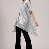 AURA FRONT OPEN ASYMETTRIC TUNIC