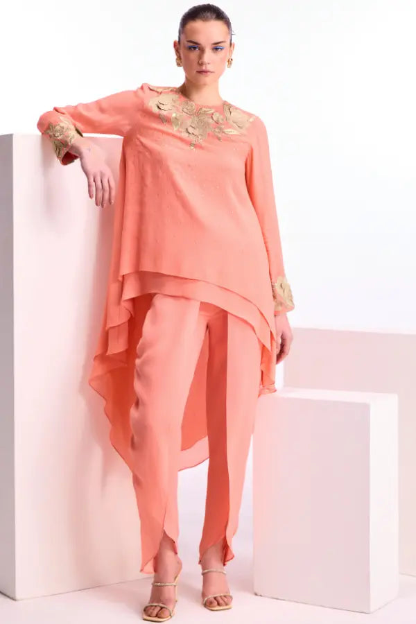 Dahlia Double Layer Co-ordset Namrata Joshipura