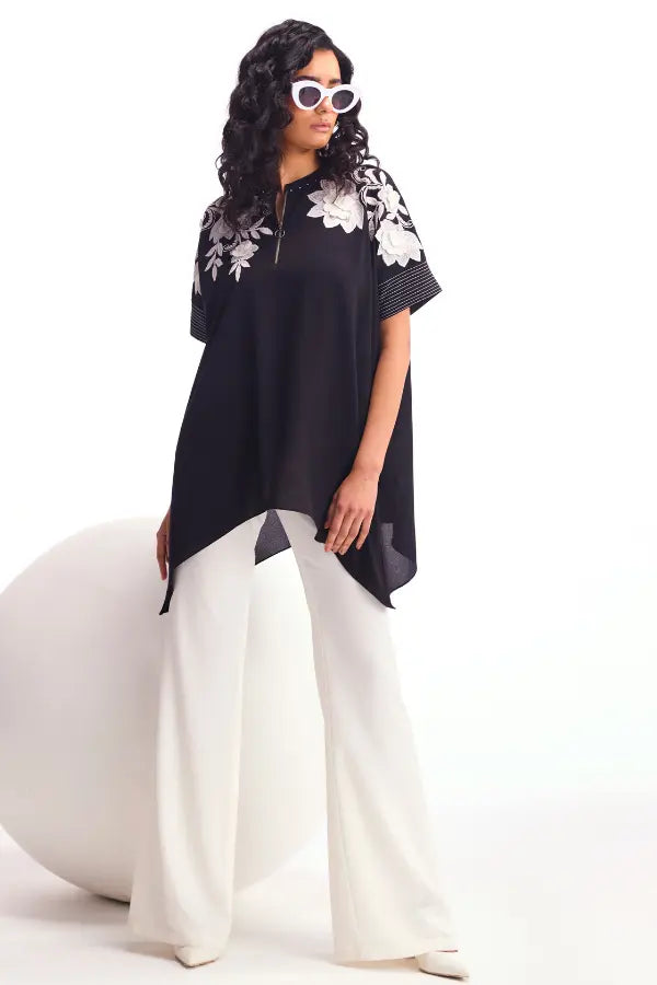 Dahlia Handkerchief Hem Tunic Namrata Joshipura