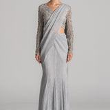 MIDNIGHT TIDE MERMAID DRAPED SAREE