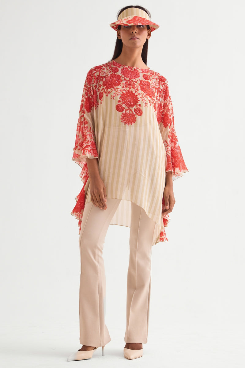 Floret Side Frill Tunic