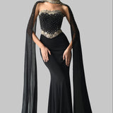GOLD GILT CORSET WITH SKIRT AND CAPE