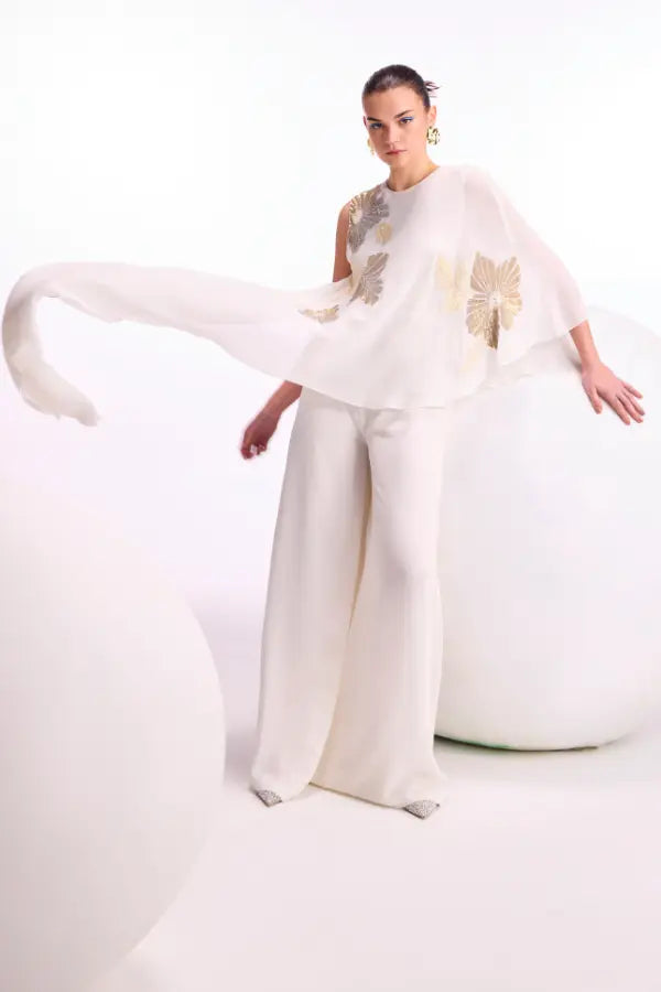 Katniss Asymmetric Drape Jumpsuit Namrata Joshipura