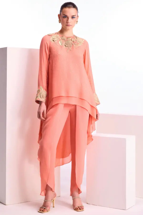 Dahlia Double Layer Co-ordset Namrata Joshipura