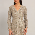 AMARA LONG PEPLUM WITH SHARARA Namrata Joshipura Online