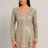 AMARA LONG PEPLUM WITH SHARARA Namrata Joshipura Online