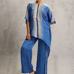 Crest Pointed Hem Asymtric Co-ord Namrata Joshipura