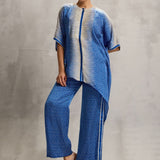 Crest Pointed Hem Asymtric Co-ord Namrata Joshipura