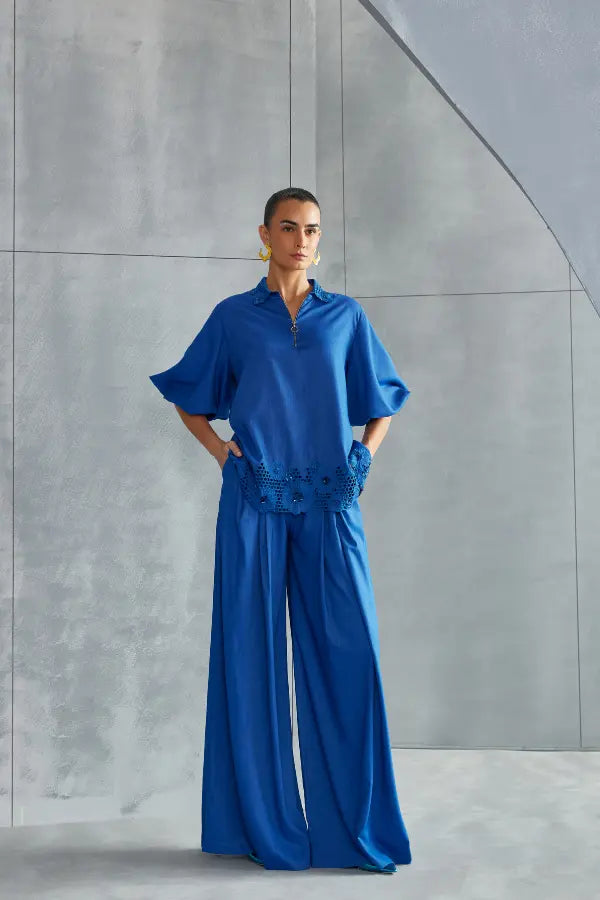 Vervain Denim Top Namrata Joshipura