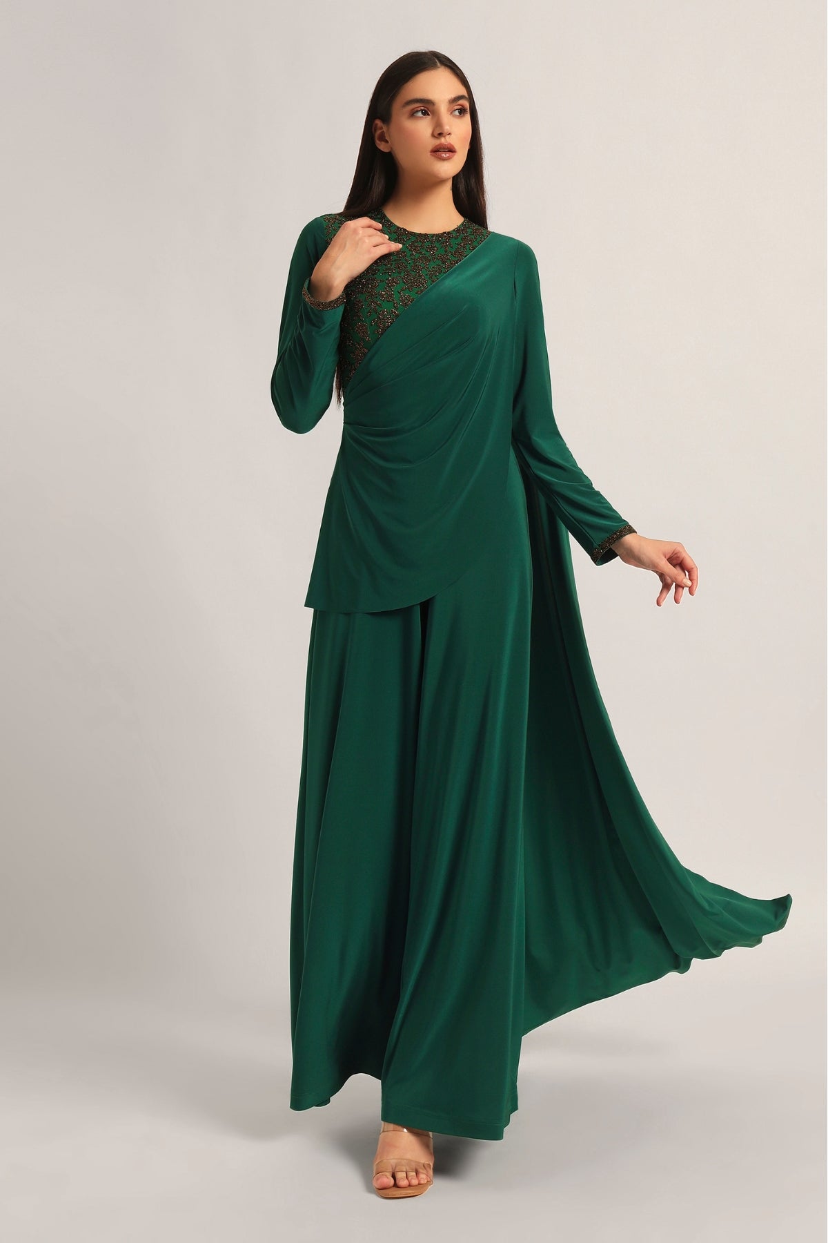 Juliette Front Flap Drape Jumpsuit Namrata Joshipura Online