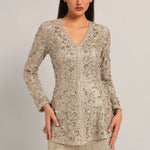 AMARA LONG PEPLUM WITH SHARARA Namrata Joshipura Online